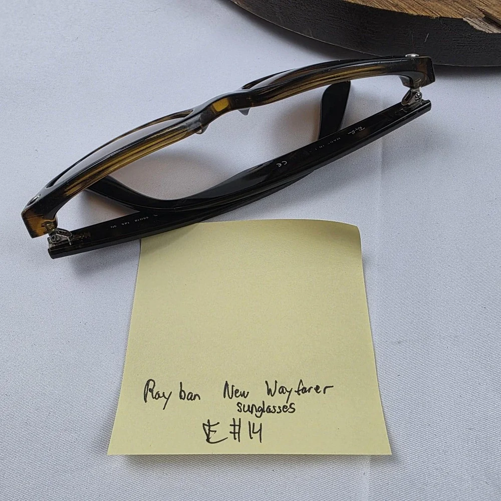Ray-Ban RB2132 New Wayfarer Sunglasses Mens 55-18 Tortoise Tinted Italy 902L